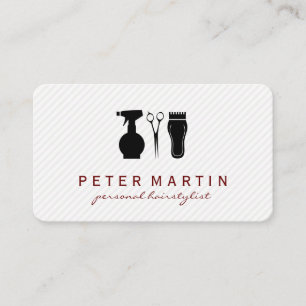 Carte De Visite Bouteille de coiffure, Cheveux, Clippers