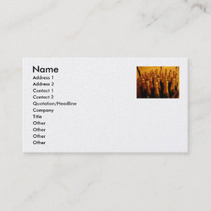 Carte De Visite Bouteilles Champagne