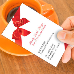 Carte de visite Boutique cadeaux