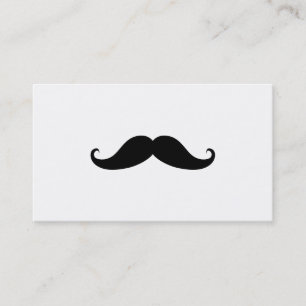 Carte De Visite Boutique De Barbier De Mustache Moderne