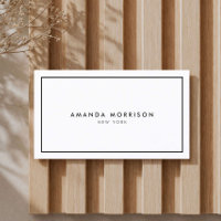 Boutique de Luxe Minimaliste Blanc/Noir
