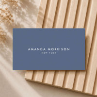 Boutique de Luxe Minimaliste Bleu Ardoise