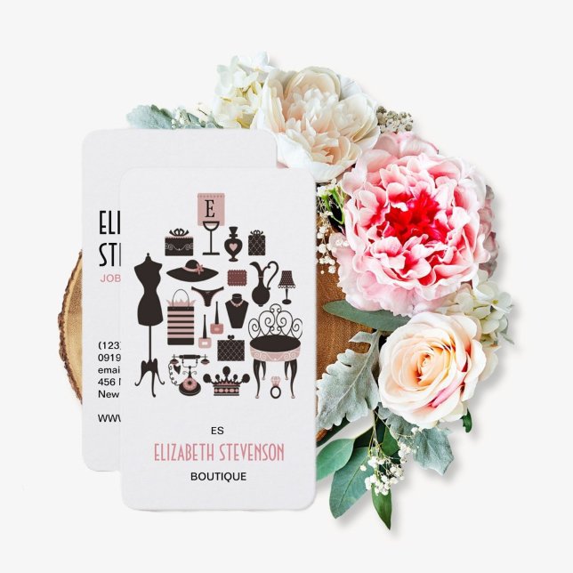 Carte De Visite Boutique de mode Cadeaux femmes (Créateur téléchargé)