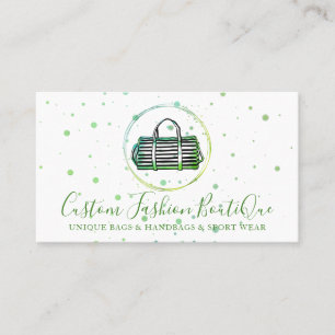 Carte De Visite Boutique de mode sac Boutique Green Store