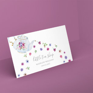 Carte De Visite Boutique de thé Floral