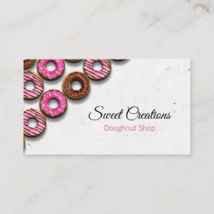Carte De Visite Boutique Doughnut - Boutique Donut