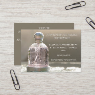 Carte De Visite Boutique/Fabricant/Conception Bouteille de parfum