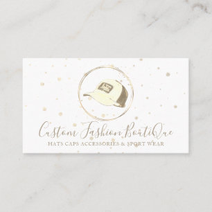 Carte De Visite Boutique Gold Store Boutique Casquette Sport Casqu