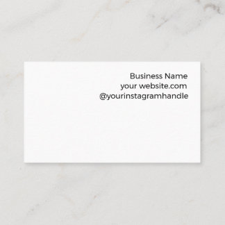 Carte De Visite Boutique iridescente holographique faite à la main