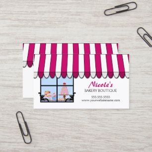 Carte De Visite Boutique lunatique de boulangerie