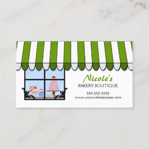 Carte De Visite Boutique lunatique/magasin de boulangerie