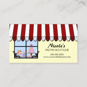 Carte De Visite Boutique lunatique/magasin de boulangerie