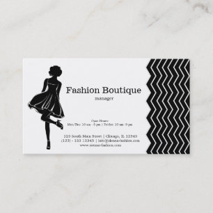 Carte De Visite Boutique mode