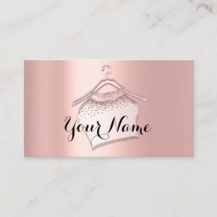 Carte De Visite Boutique Rose Blush Closet Hanger Fashion