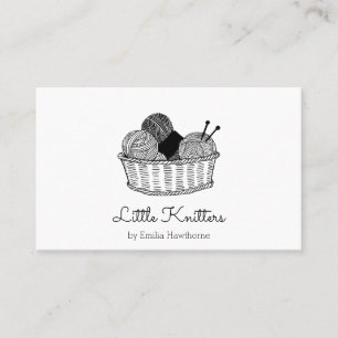 Carte De Visite Boutique sur mesure Tricot Crochet Petite entrepri