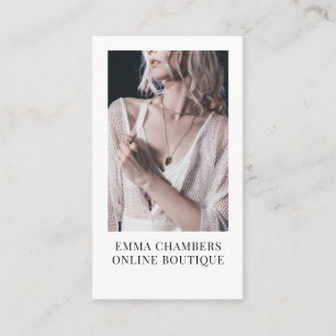 Carte De Visite Boutique Vêtements en ligne