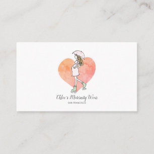 Carte De Visite Boutique Vêtements Mignonnes Maternité Grossesse