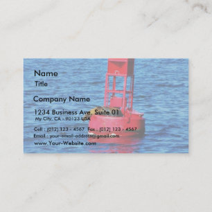 Carte De Visite Bouy dans la baie de San Diego avec un joint