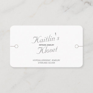 Carte De Visite Bracelet moderne avec les médias sociaux
