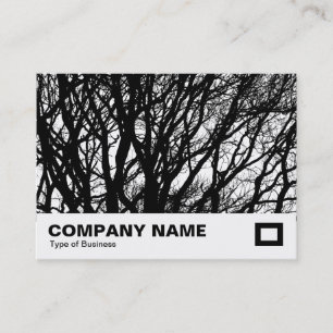 Carte De Visite Branches à contraste élevé