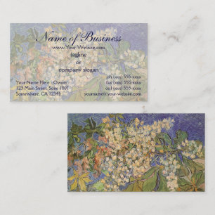 Carte De Visite Branches de marronnier en fleurs par Vincent van G