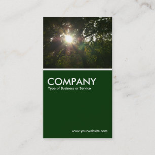Carte De Visite Branches japonaises 07 - Vert foncé