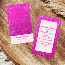 Branding Glamour Rose Pailleté Chaud