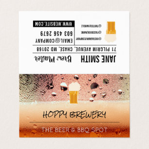 Carte De Visite Brasserie   Pub House   Beer Mug