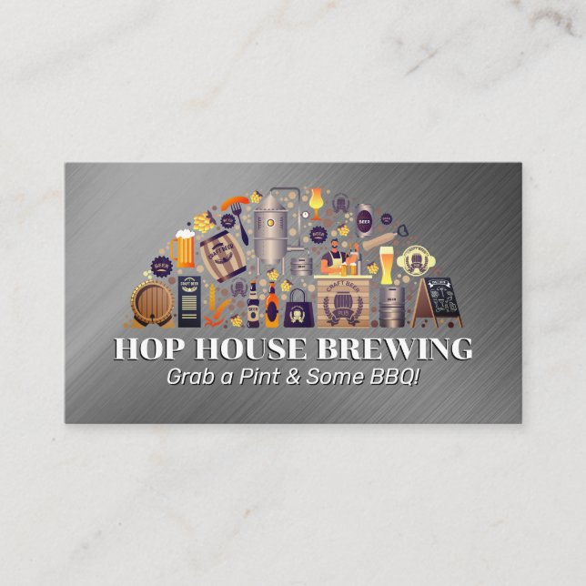 Carte De Visite Brewery Production Equipment | Beer (Devant)