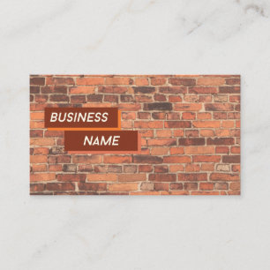 Carte De Visite Brick By Brick Sales