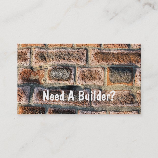 CARTE DE VISITE BRICK WALL (Devant)