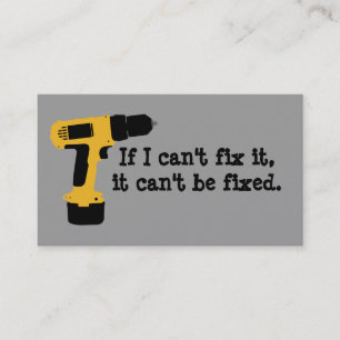 Carte De Visite Bricoleur