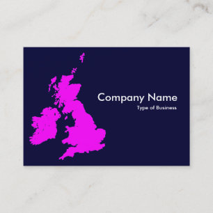 Carte De Visite British Isles - Dark Navy (000033)