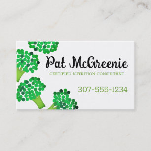 Carte De Visite broccoli potager sain repas jardinage bus...