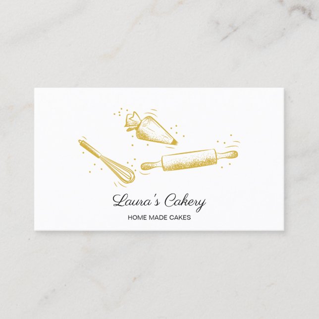 Carte De Visite broche à rouler & whisky cupcake Boulangerie Drivi (Devant)