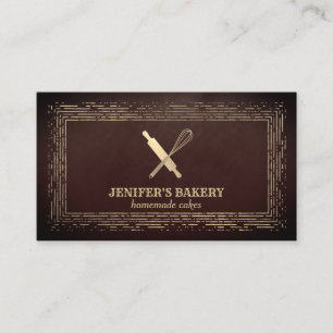 Carte De Visite Brochure professionnelle en or laminoir whisky che