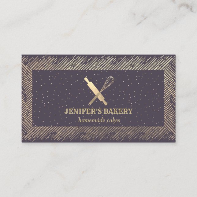 Carte De Visite Brochure professionnelle en or laminoir whisky che (Devant)
