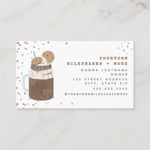 Carte De Visite Brochures au chocolat au lait extrême - Saupoudre