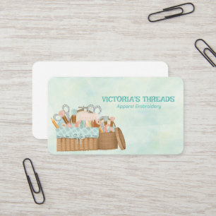 Carte De Visite Broderie de vêtements