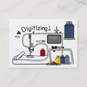 Carte De Visite Broderie - Mode - Stress - SRF