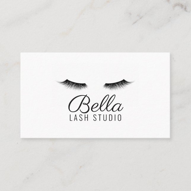 Carte De Visite Brosses et cils Microblading, Extensions Eyelash (Devant)