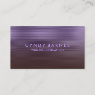 Carte de visite Brown et violet