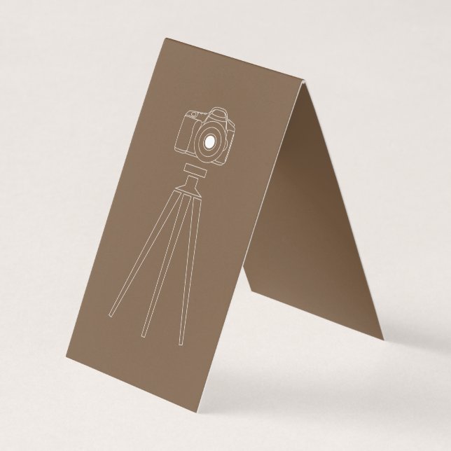 Carte de visite Brown moderne professionnel (Devant)