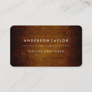 Carte De Visite Brown Vintage élégant