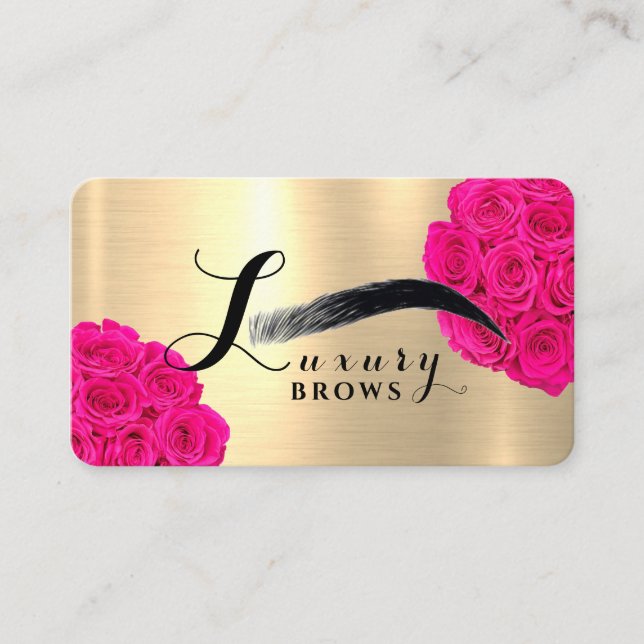 Carte De Visite Brows de luxe (Devant)