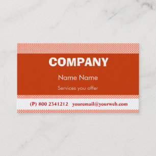 Carte De Visite Bruit de techno rétro