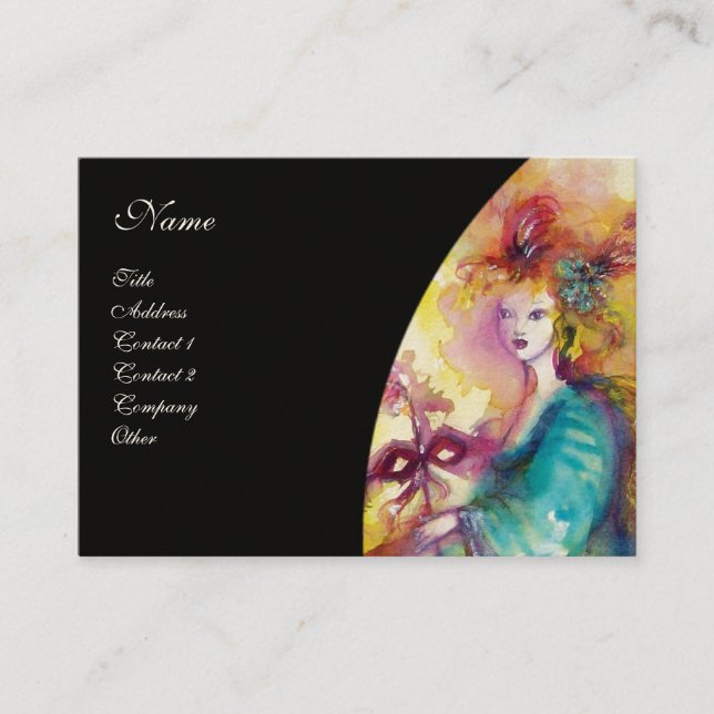 Carte De Visite BRÛLER LE CARNAVAL / Théâtre, Danse et musique (Devant)