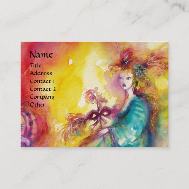 Carte De Visite BRÛLER LE CARNAVAL / Théâtre, Danse et musique (Devant)