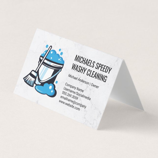 Carte De Visite Bucket of Soapy Water (Devant)