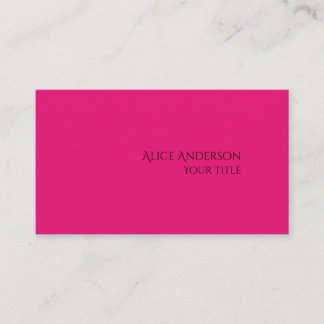 Carte De Visite Budget Simple Créez Votre Propre Rose